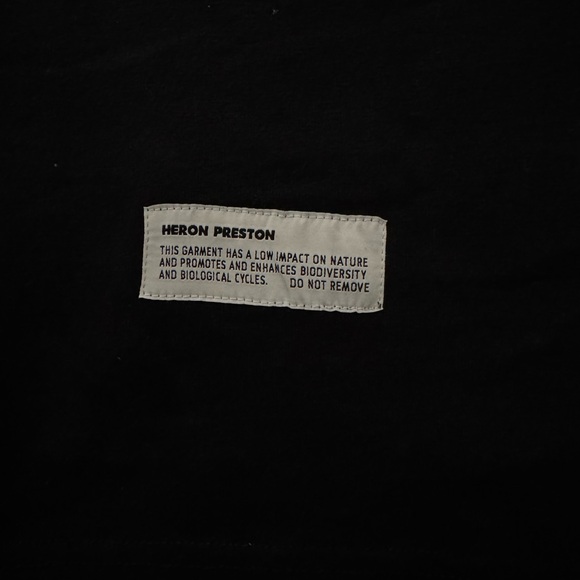 Heron Preston Black Tee T-shirt BRAND NEW - Picture 7 of 8